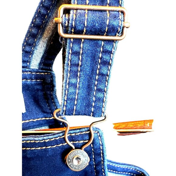 Jordache 4T Dark Wash Denim Dress Toddler Girl Streetwear Y2K Core Mini - Picture 10 of 13